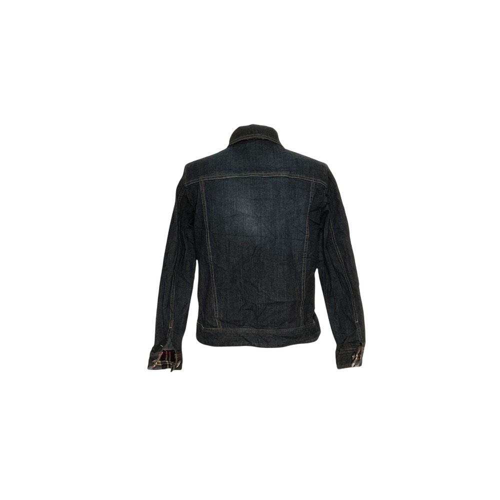 Coldwater Creek Black Denim Basic Jacket Size Ps - image 2